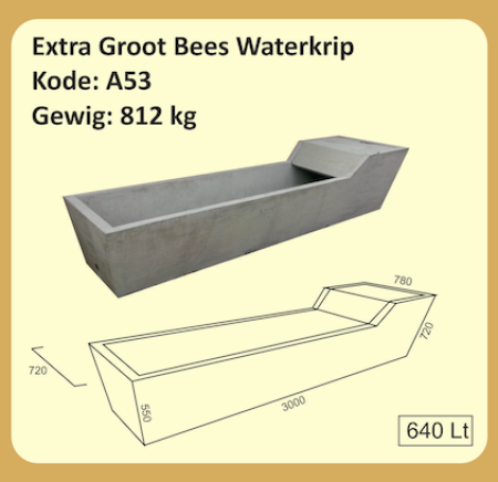 Extra Groot Bees Waterkrip
